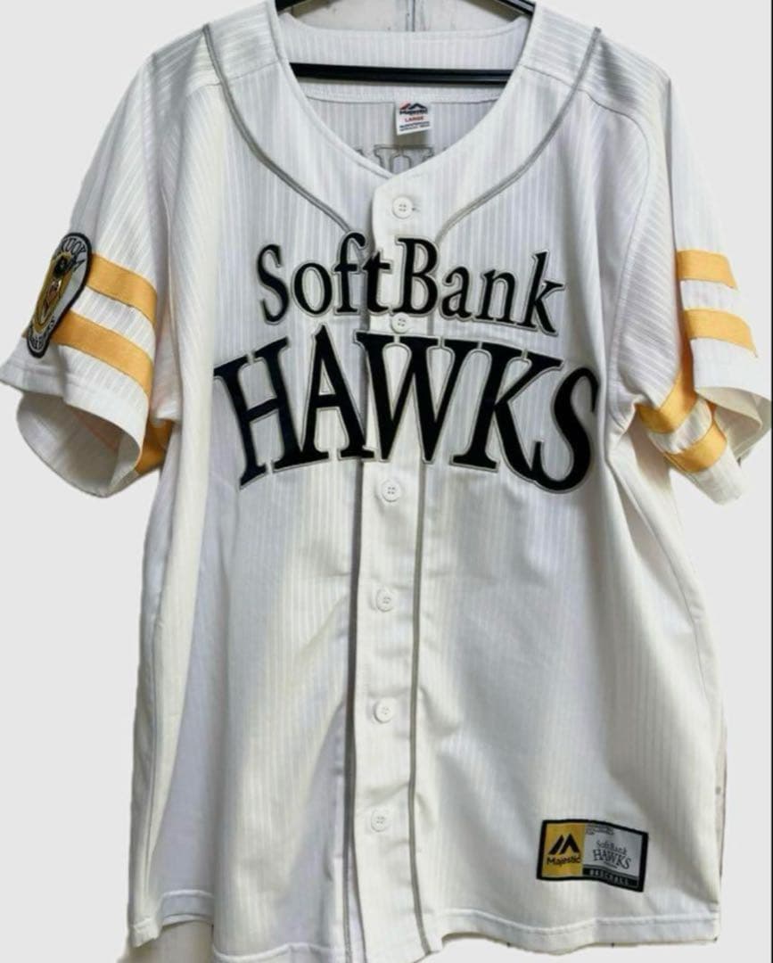 美品未着用 福岡ソフトバンクホークス 周東右京 ユニフォーム L 美品未着用