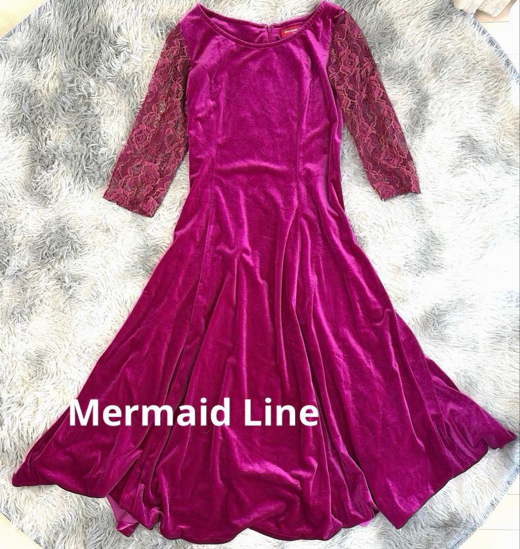 Mermaid Line】MMJ 美品 ベロア XL~3L フラダンス衣装 - メルカリ