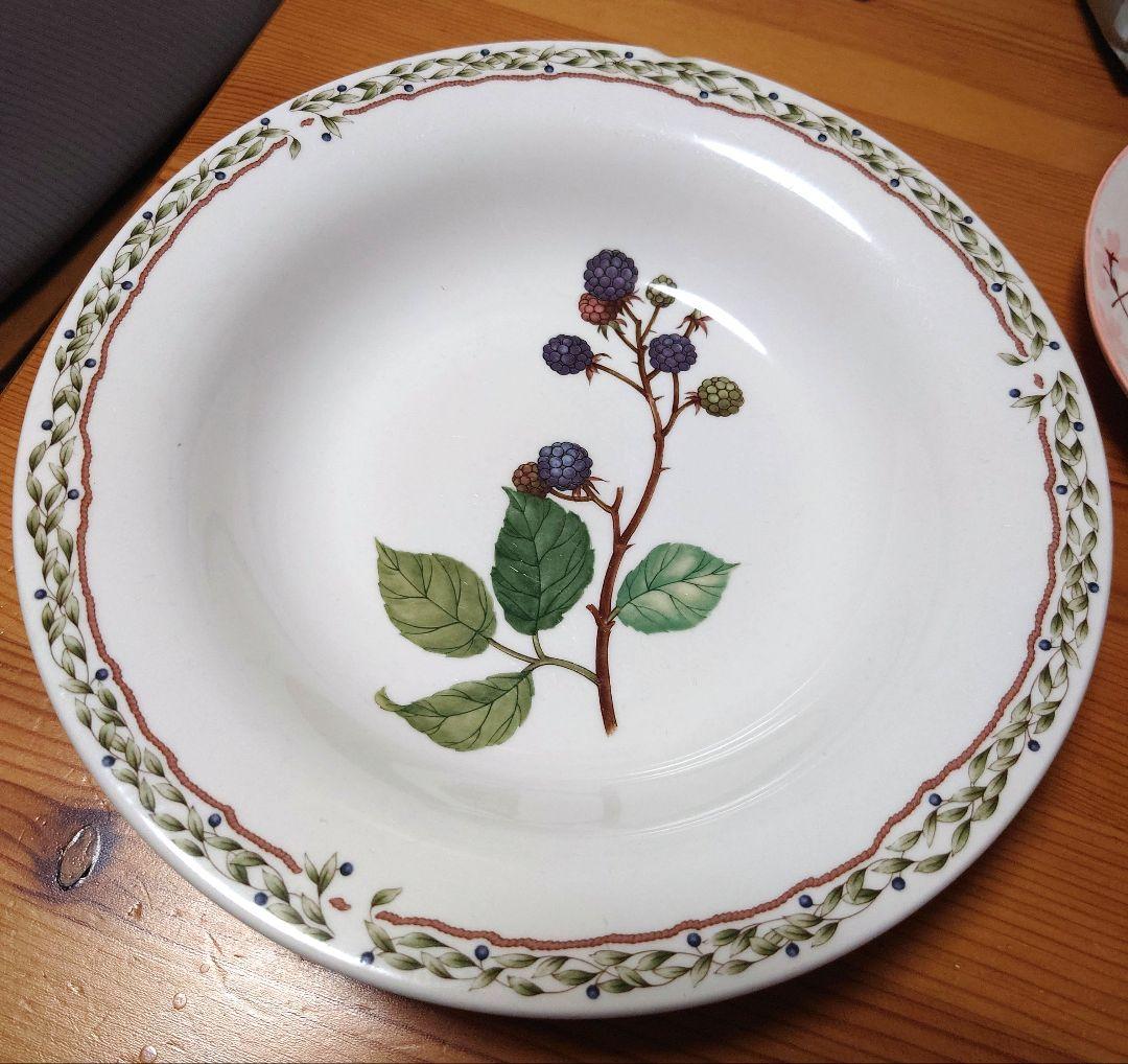 Noritake ロイヤルオーチャード ブラックベリー柄 皿 - メルカリ