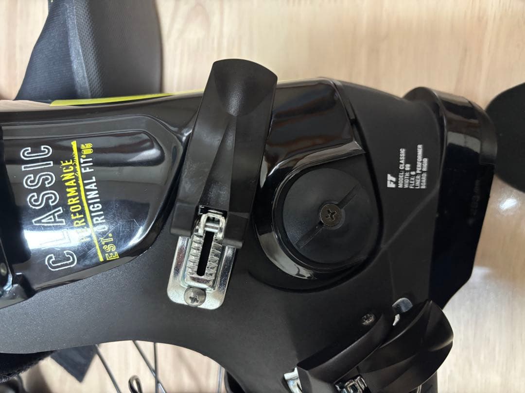 FT Classic スキー ブーツ ブラック/イエロー 25.5