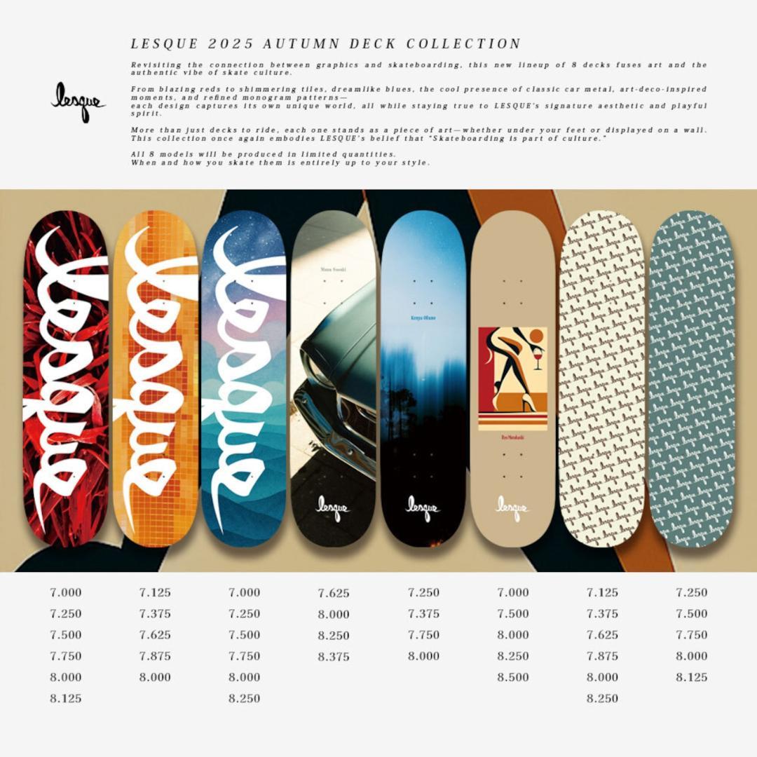 【新品送料込】LESQUE NEBULA 7.75\"