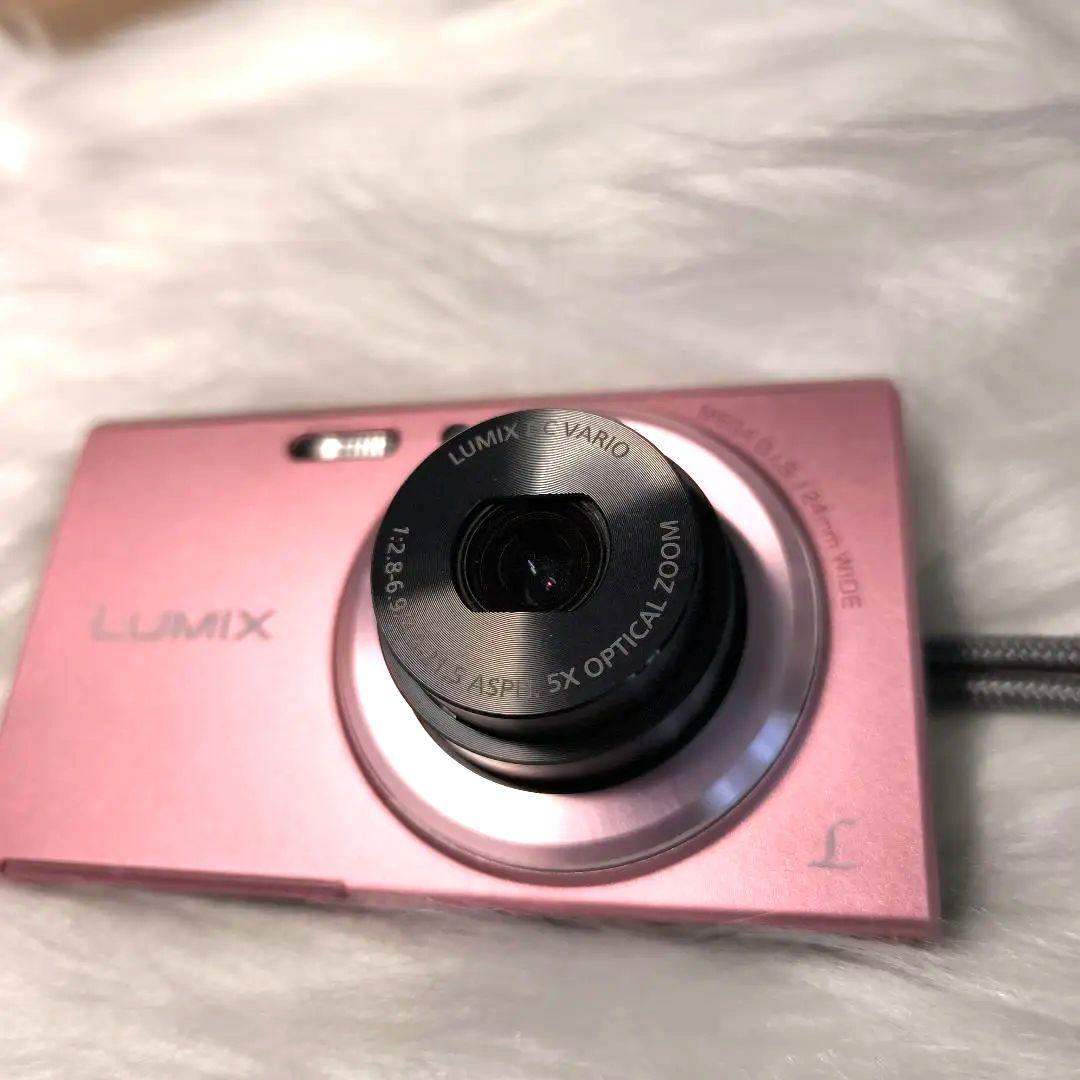 【美品】Panasonic LUMIX DMC-FH10 ピンク デジカメ 本体
