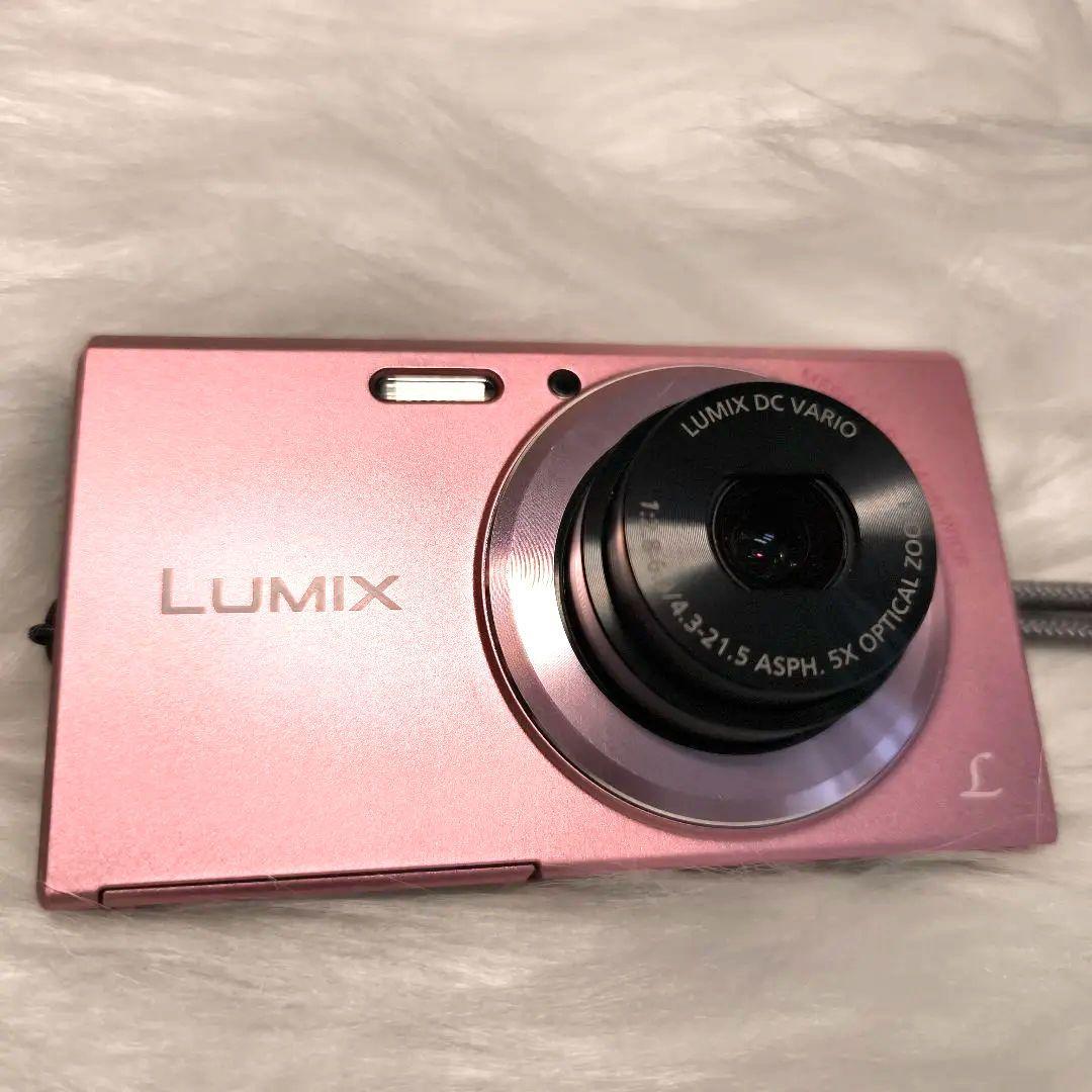【美品】Panasonic LUMIX DMC-FH10 ピンク デジカメ 本体