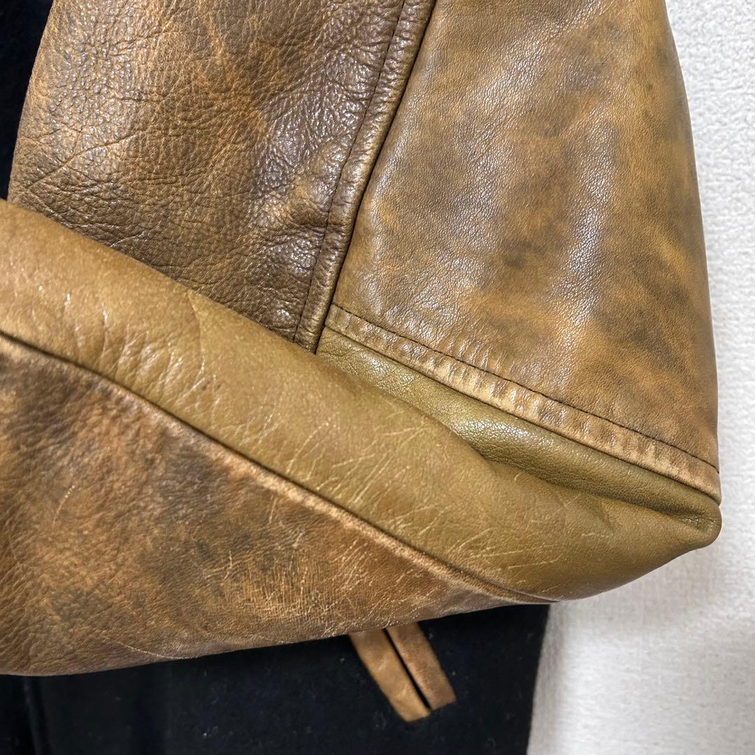 【専用】O'NEILL オニール【L】スタジャン バックロゴ レザー切替え 本革