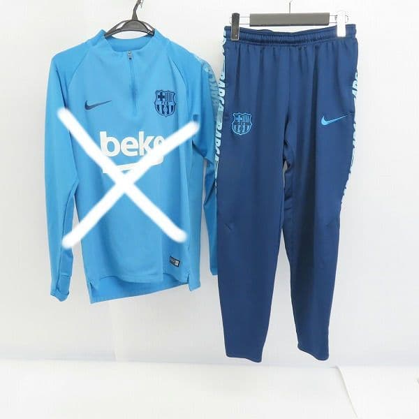 Nike FC Barcelona ジャージ ネイビー　トラックスーツ　パンツ