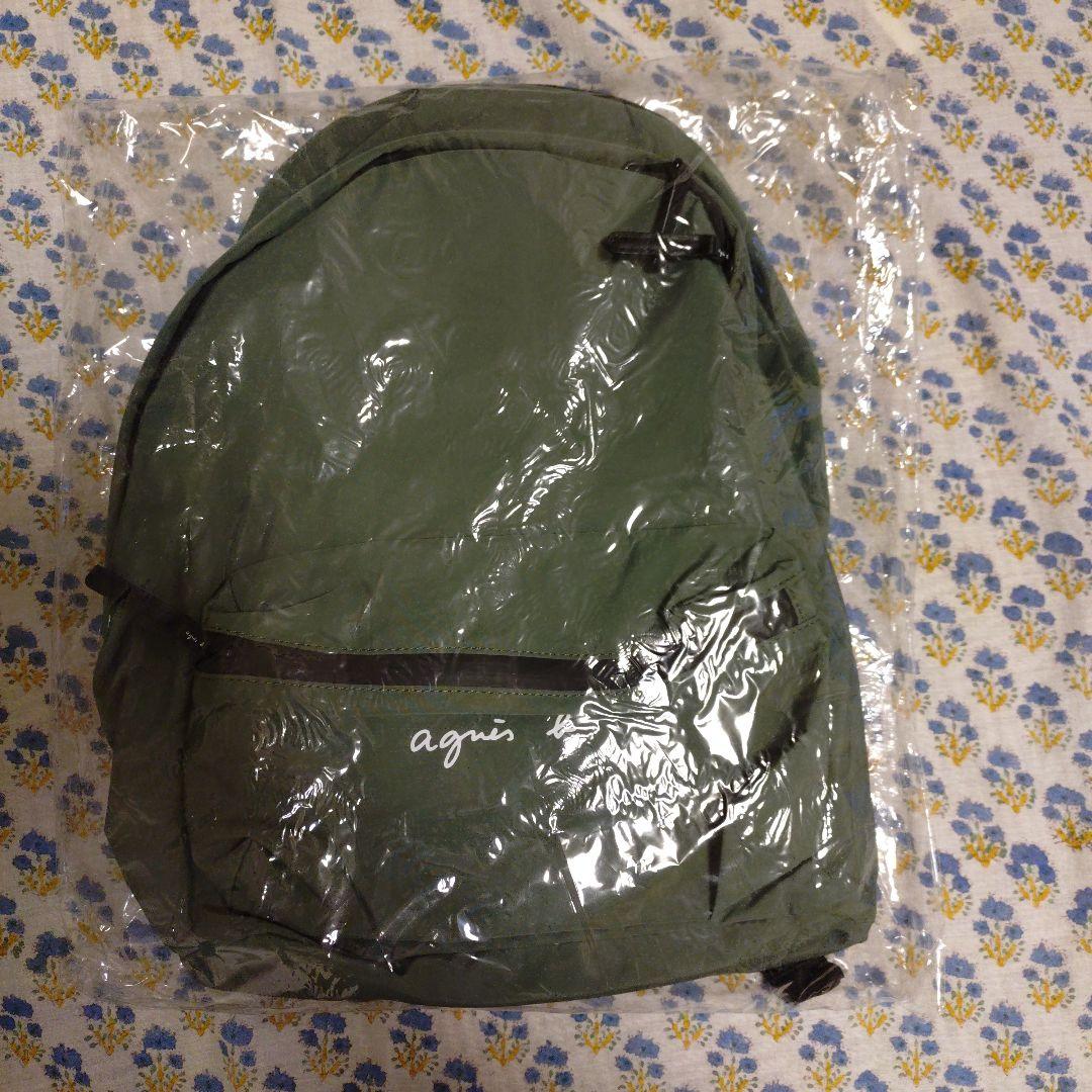 新品【agnes b. 】アニエスベー リュック カーキ バックパック