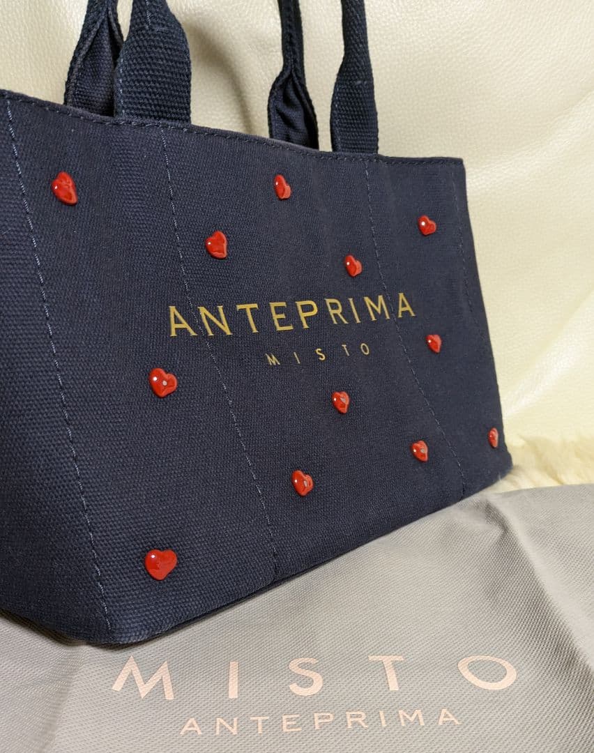 訳あり】ANTEPRIMA MISTO アンテプリマ ミストトートバッグ 紺 - メルカリ
