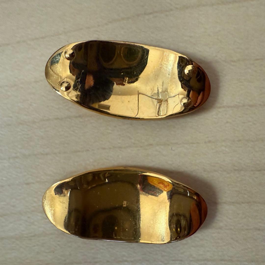 リーフレック　ソリッドシルバーゴールドプレート　33mm