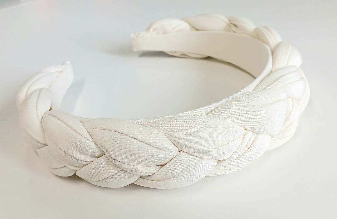 《未使用》ALEXANDRE DE PARIS 三つ編み カチューシャ