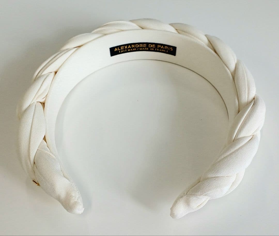 《未使用》ALEXANDRE DE PARIS 三つ編み カチューシャ