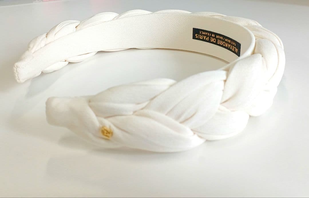 《未使用》ALEXANDRE DE PARIS 三つ編み カチューシャ