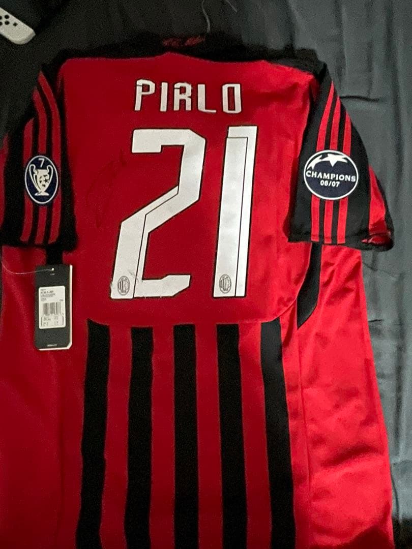 06-07 ACミラン 21番 ピルロ 長袖 ユニフォーム 06⁄07 ACミラン