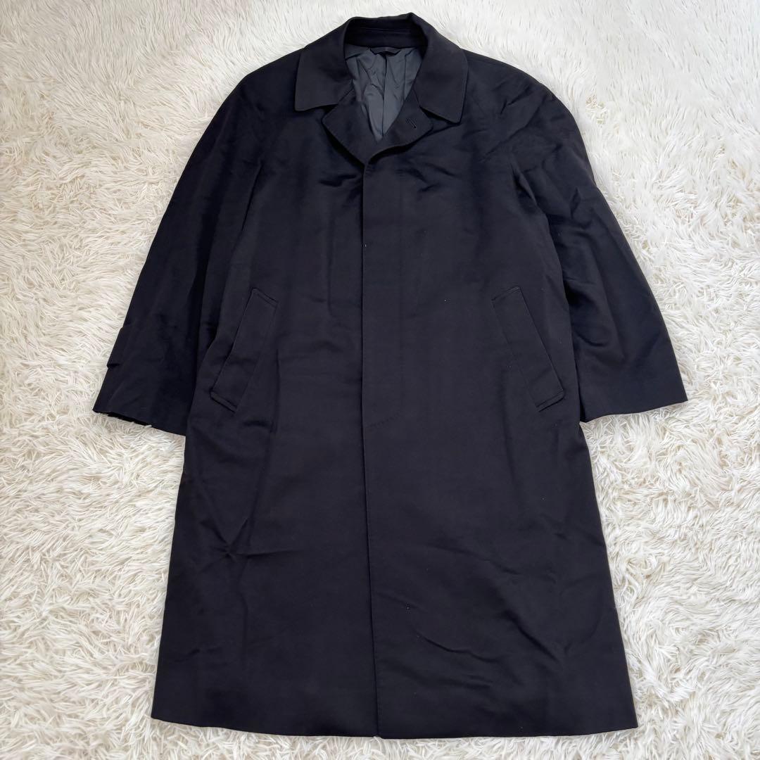 イプレスタ×エルメネジルドゼニヤ カシミヤ100 ロングコート メンズMブラック