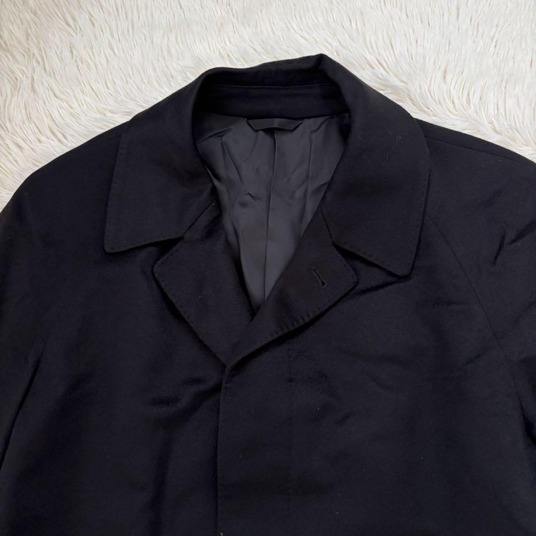 イプレスタ×エルメネジルドゼニヤ カシミヤ100 ロングコート メンズMブラック