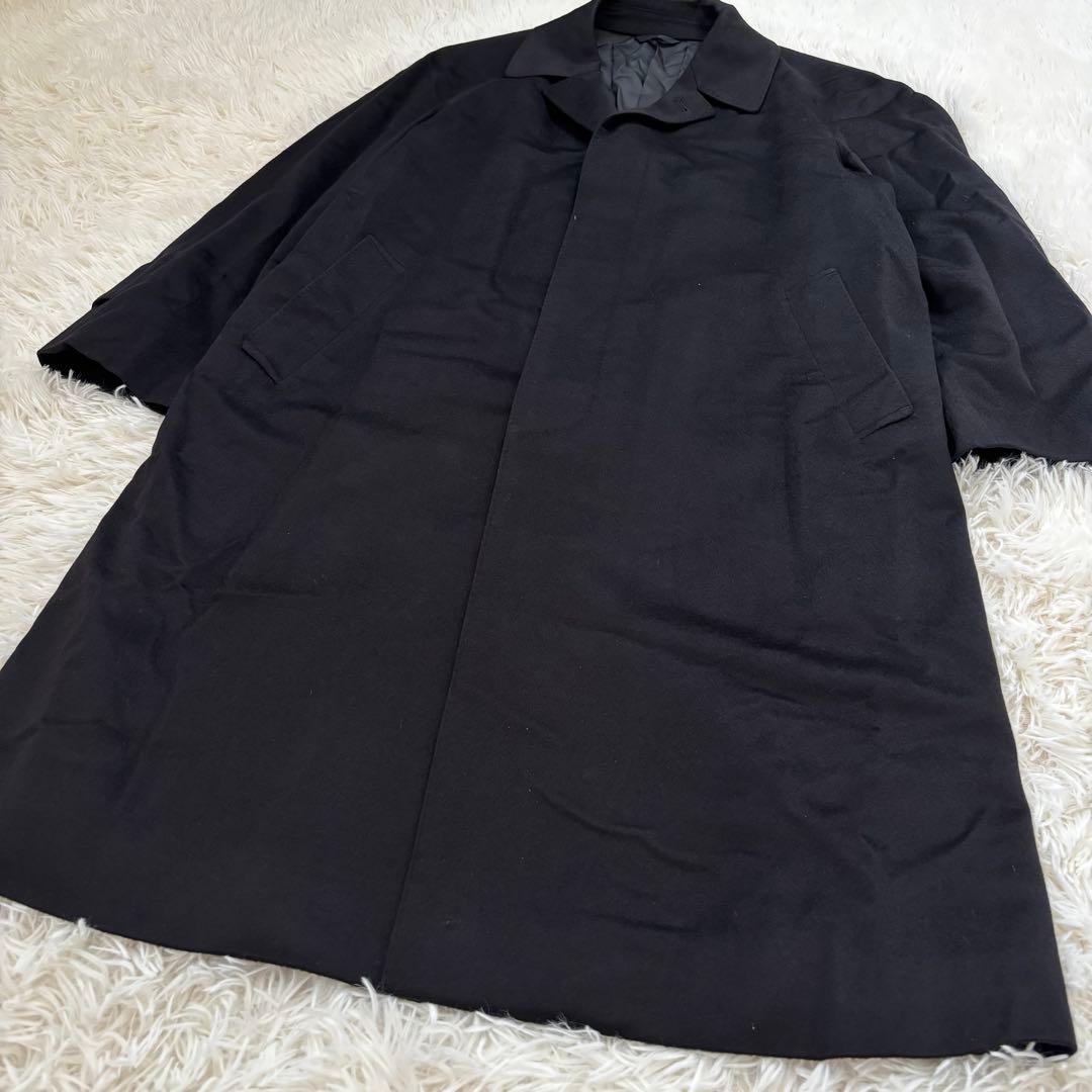 イプレスタ×エルメネジルドゼニヤ カシミヤ100 ロングコート メンズMブラック