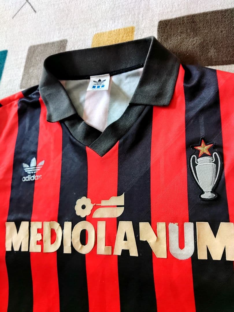 ヴィンテージユニフォームミラン長袖ユニフォームアディダスオランダトリオ
