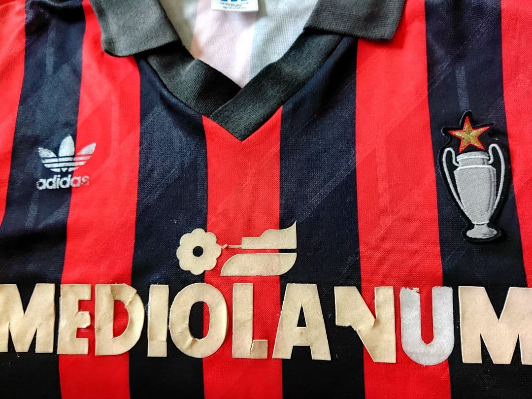 ヴィンテージユニフォームミラン長袖ユニフォームアディダスオランダトリオ