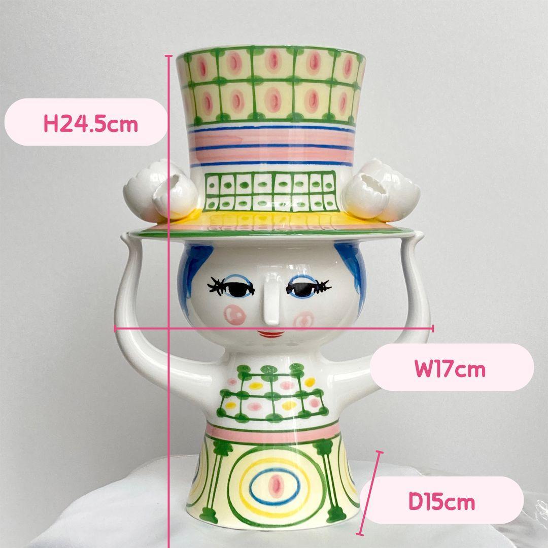 《新品》ビヨン・ヴィンブラッド|レディウィズハット|フラワーポット花瓶H24.5