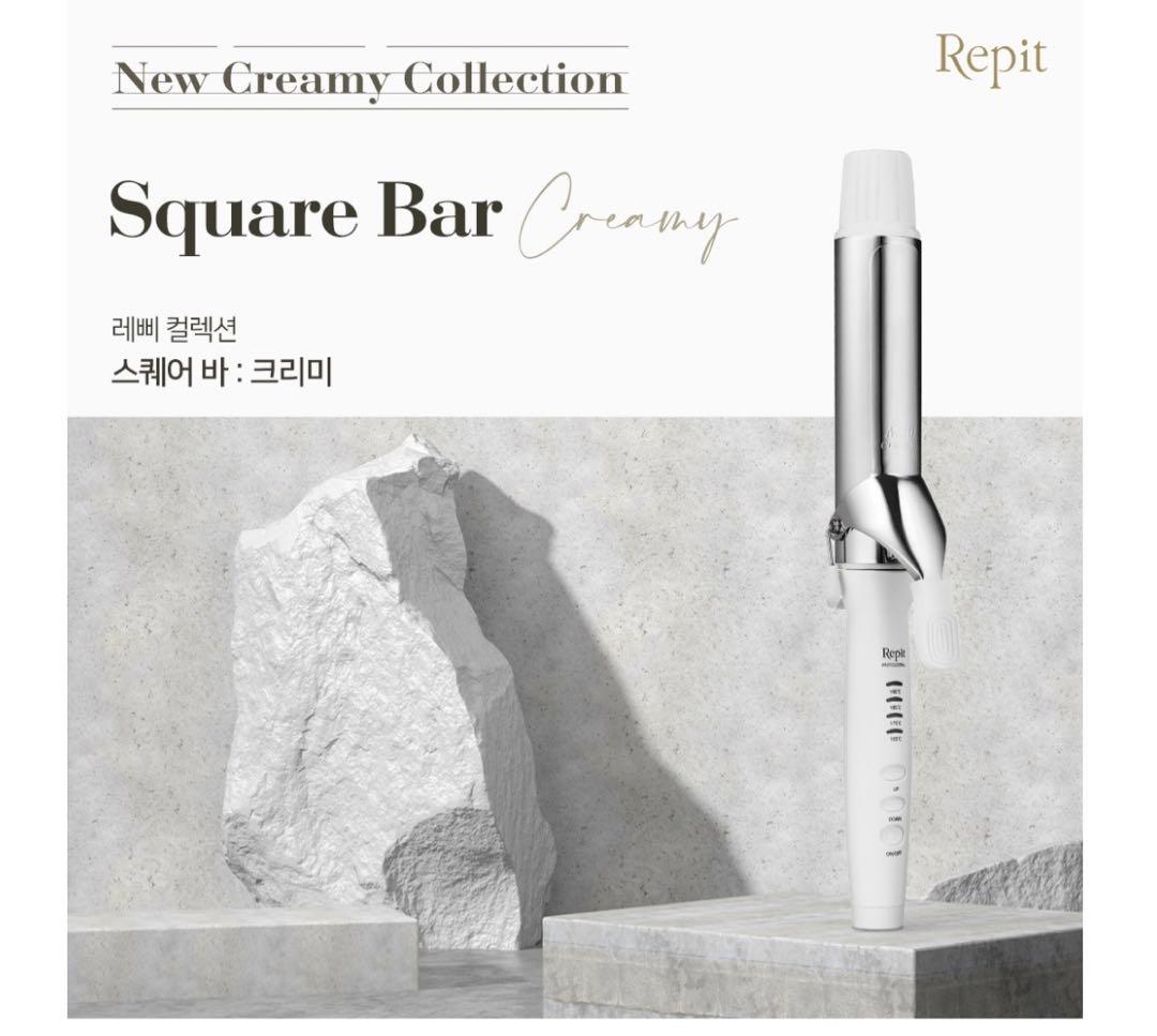 正規品 CREATEs ヘアアイロン Repi スクエアバー40mm 新品