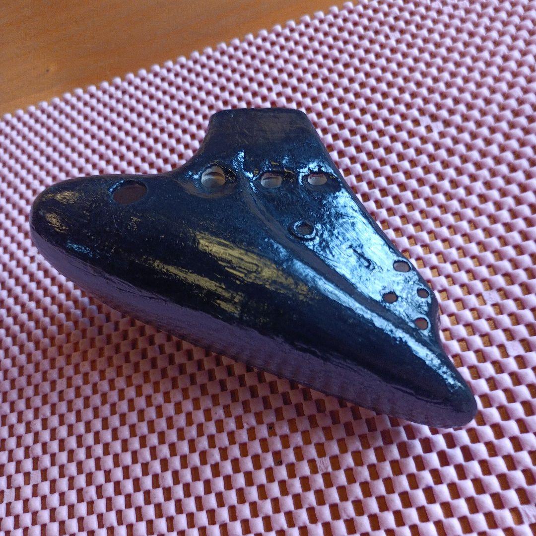 トリプルオカリナ 黒 C管 軽量 メーカー詳細不明 イカロス？ タイムセール３H