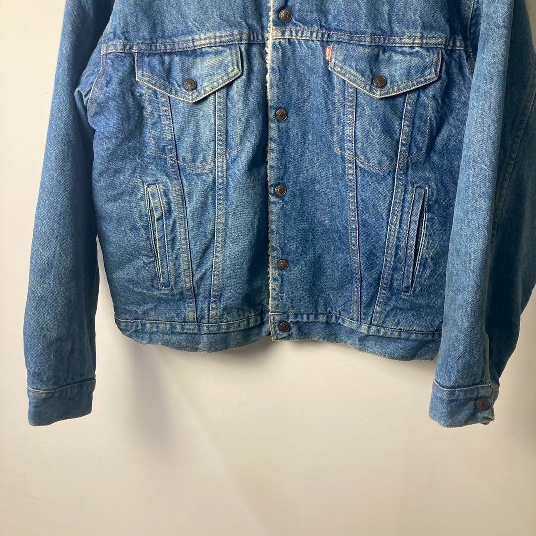USA製　80's Levi's デニムボアジャケット　70609-0214 M