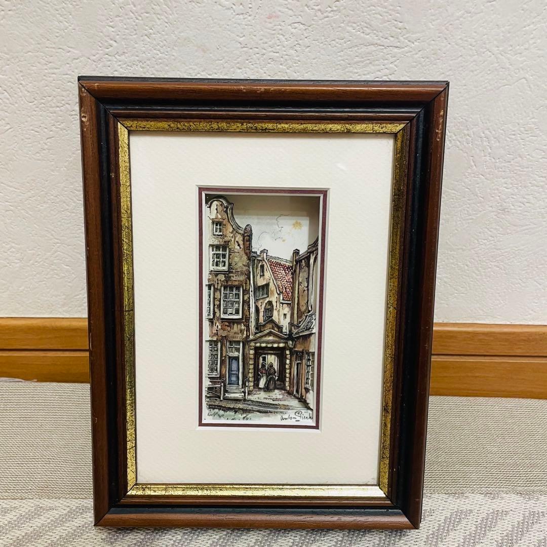 アンティーク シャドウボックス アントン ピック　８点セット