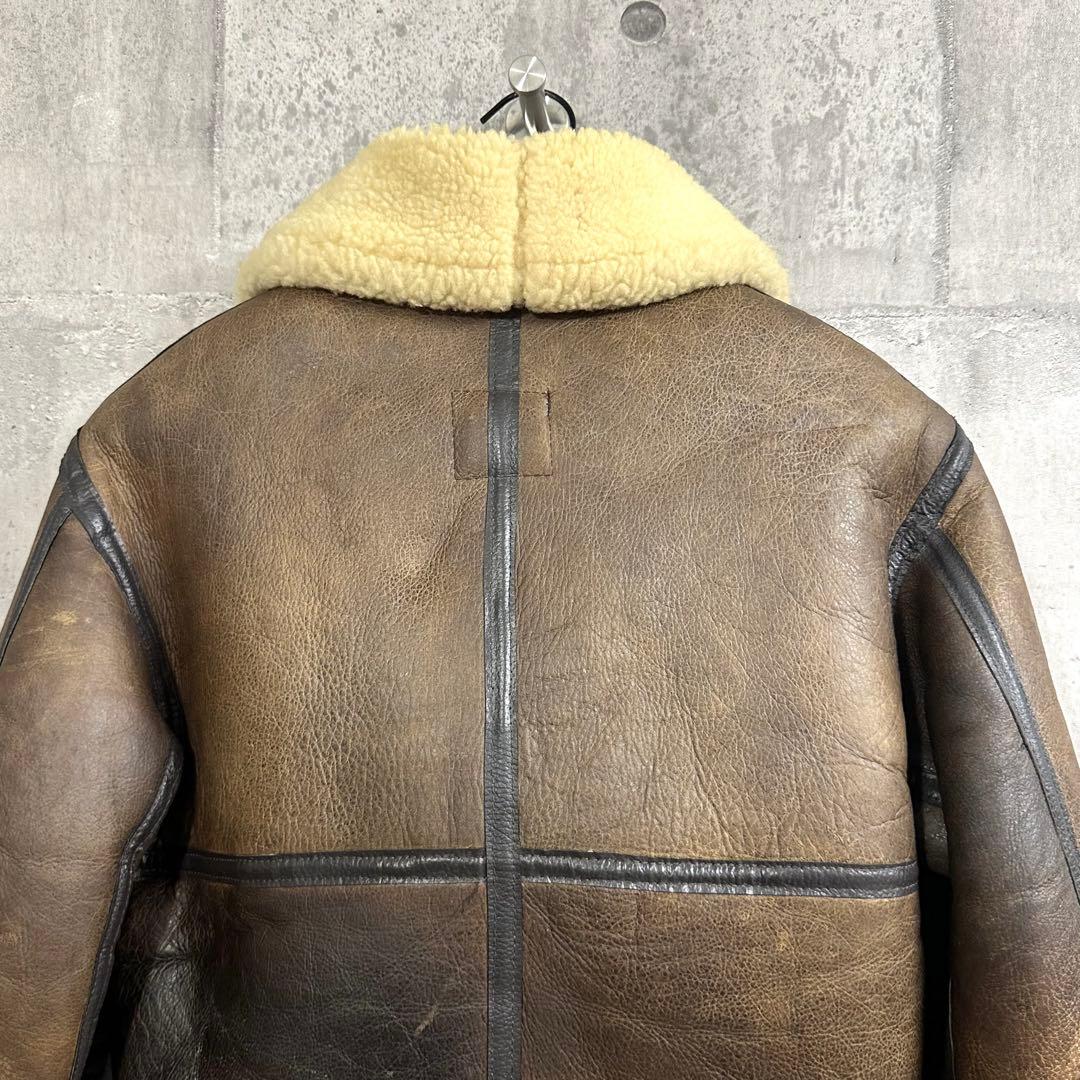 AVIREX B-3 フライトジャケット ムートン USA製 1978復刻タイプ
