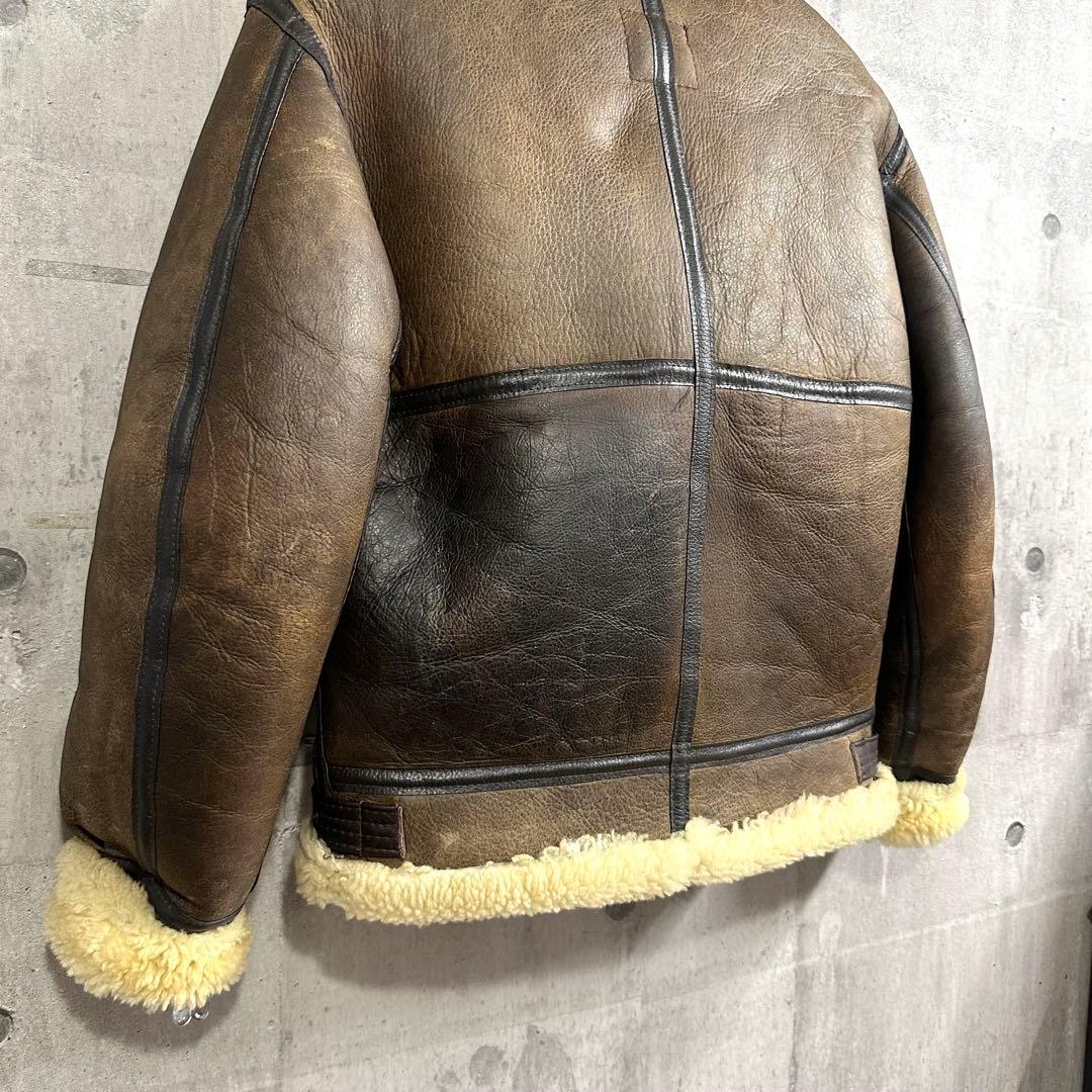 AVIREX B-3 フライトジャケット ムートン USA製 1978復刻タイプ