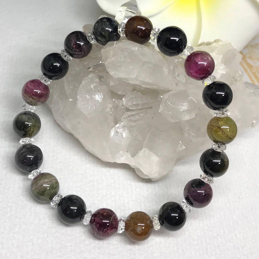 【１点物】キャッツアイ トルマリン　天然石 ブレスレット