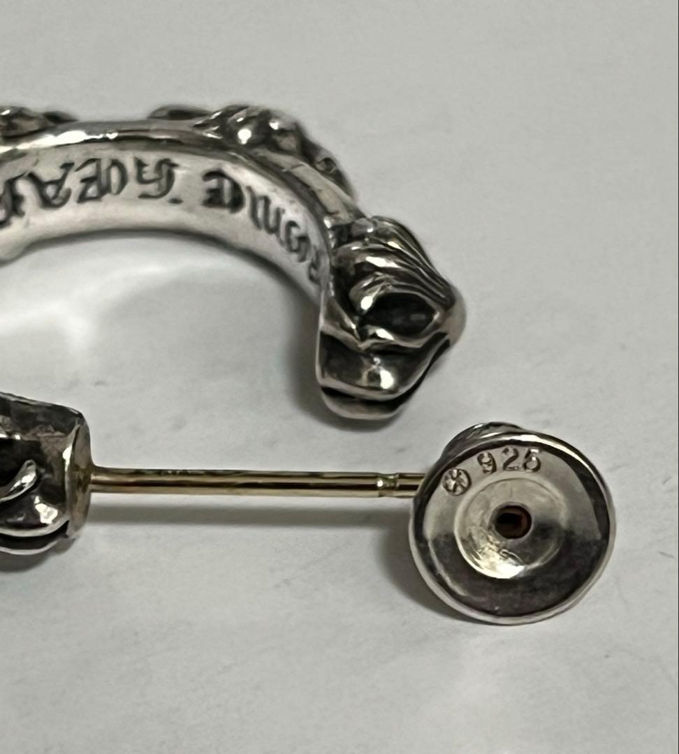 クロムハーツ クロスバンドフープ シルバーピアス