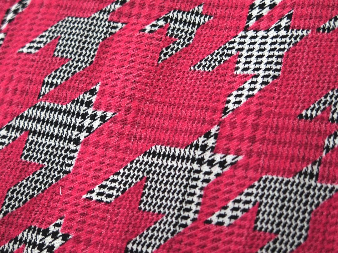 新品●パーリーゲイツ●グレンチェック千鳥ジャガード 起毛　ストレッチスカート　M