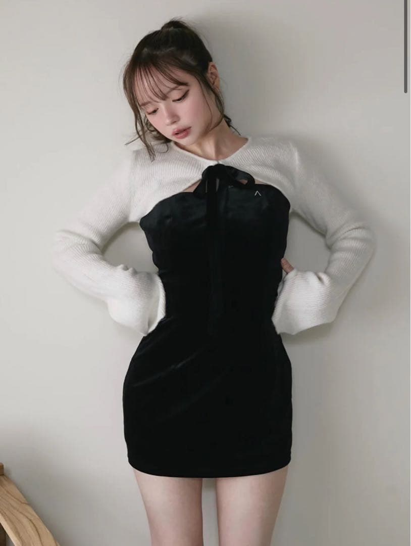 新品 通販ファッション - andmary Anita ribbon mini dress