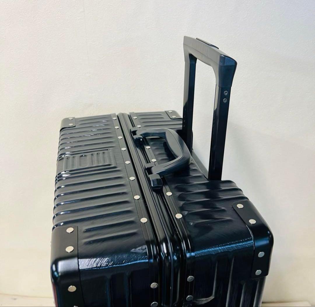 ②TABITORAスーツケース ブラック　Mサイズ 61L