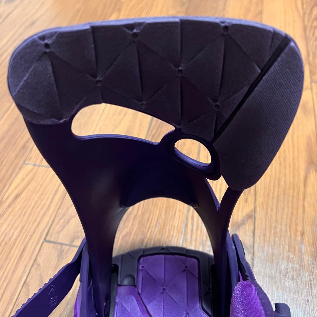 【SALOMON】MIRAGE スノーボード ビンディング パープル Mサイズ