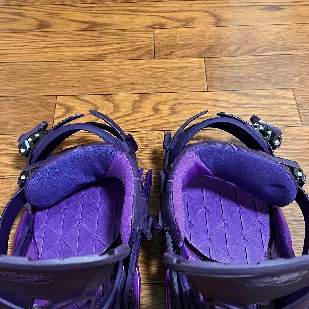 【SALOMON】MIRAGE スノーボード ビンディング パープル Mサイズ