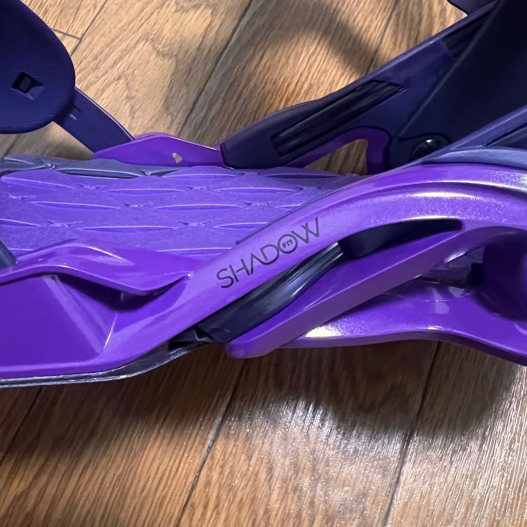 【SALOMON】MIRAGE スノーボード ビンディング パープル Mサイズ