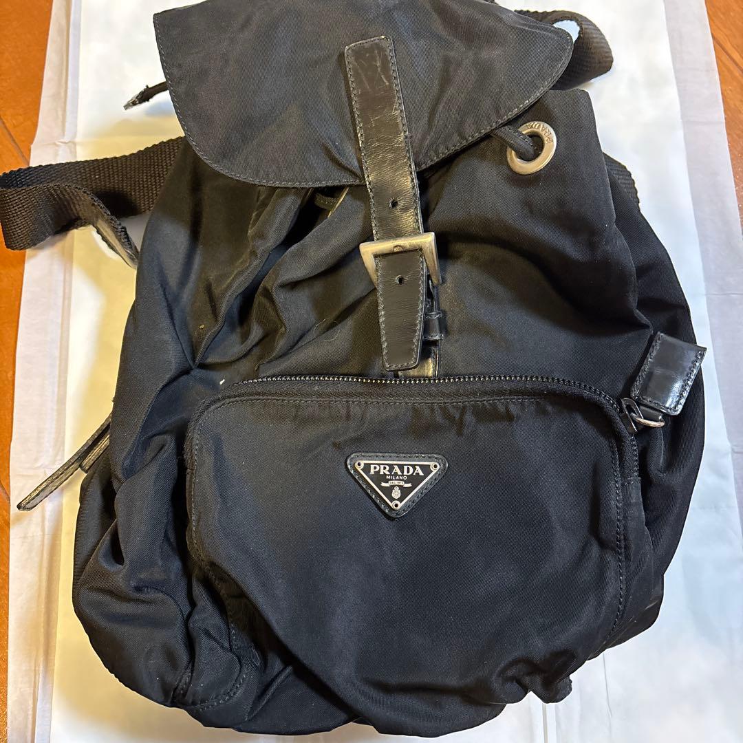 PRADA ナイロン ブラック バックパック