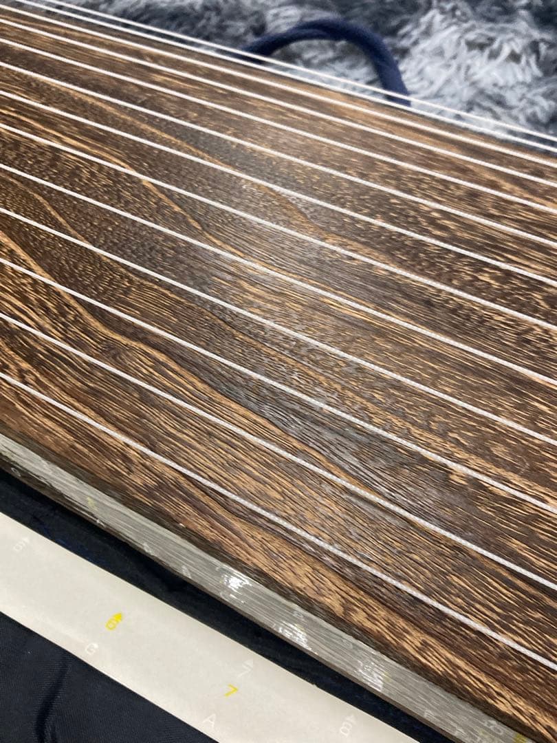 B）美品 ゼンオン 全音 文化箏 羽音 弦楽器 付属品 ソフトケース付き