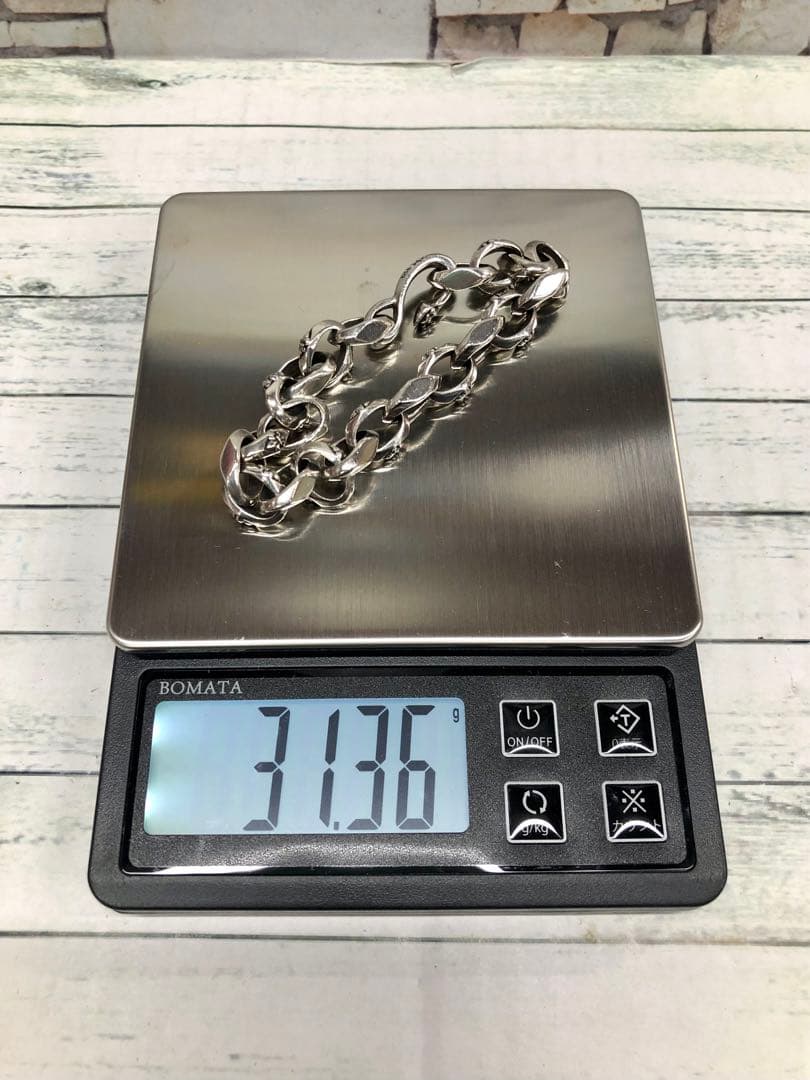 PATRICK COX パトリックコックス シルバーチェーン ブレスレット