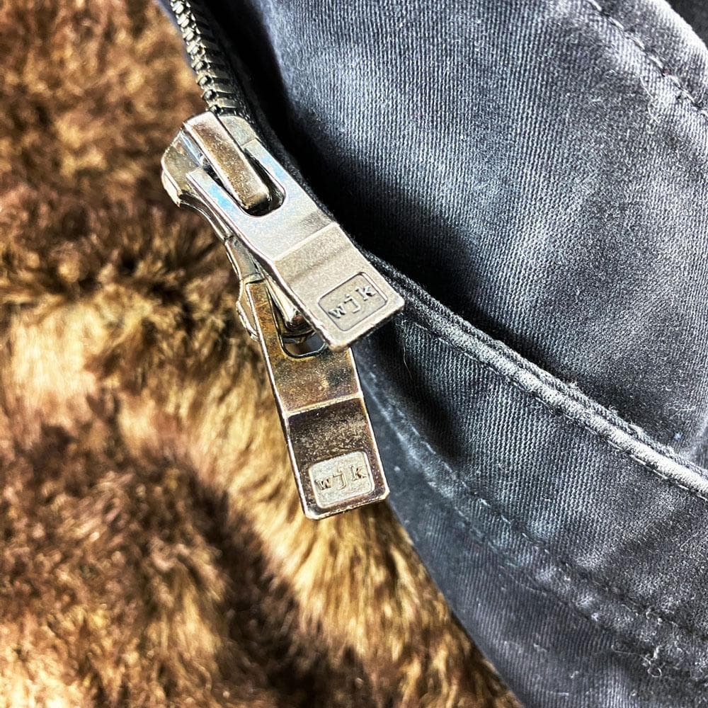 ☆美品☆wjk 裏地総ファー ボアモッズコート ミリタリージャケット M