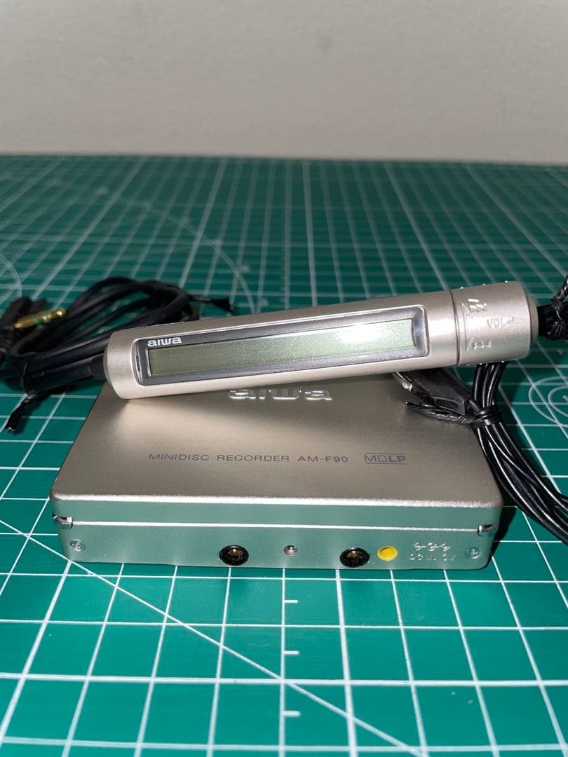 Aiwa ポータブルMDレコーダー AM-F90 MDリモコン RC-F90
