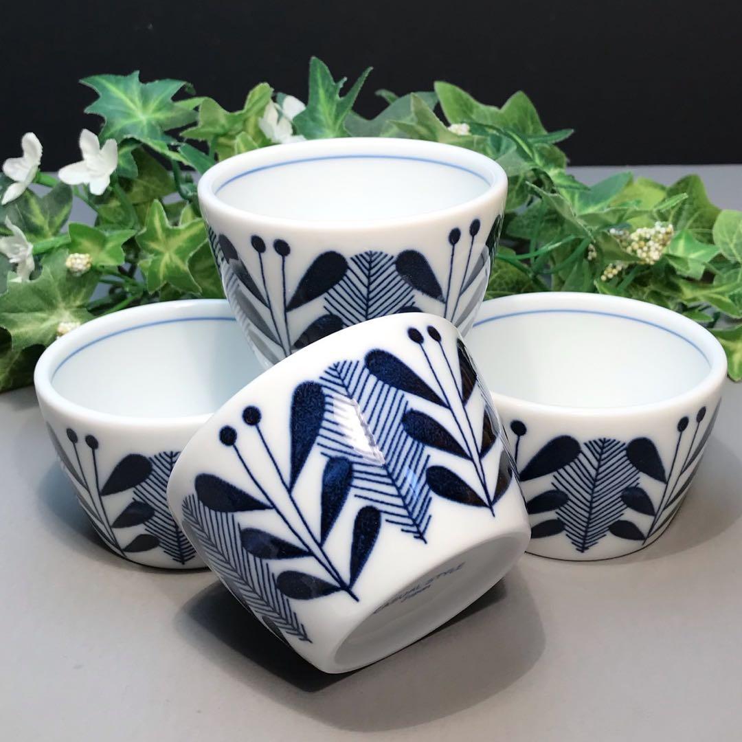 新品未使用 日本製 リーフ柄ミニボウル【全4点】オーランド スフレ