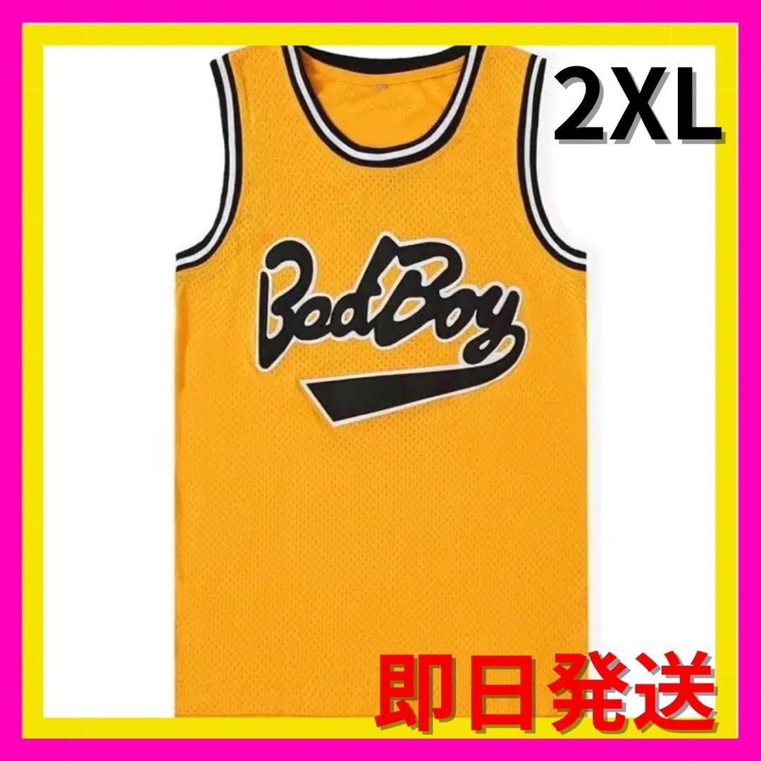 BAD BOY ユニホーム Notorious BIG 黄色 タンク 2XL-公式 オンライン