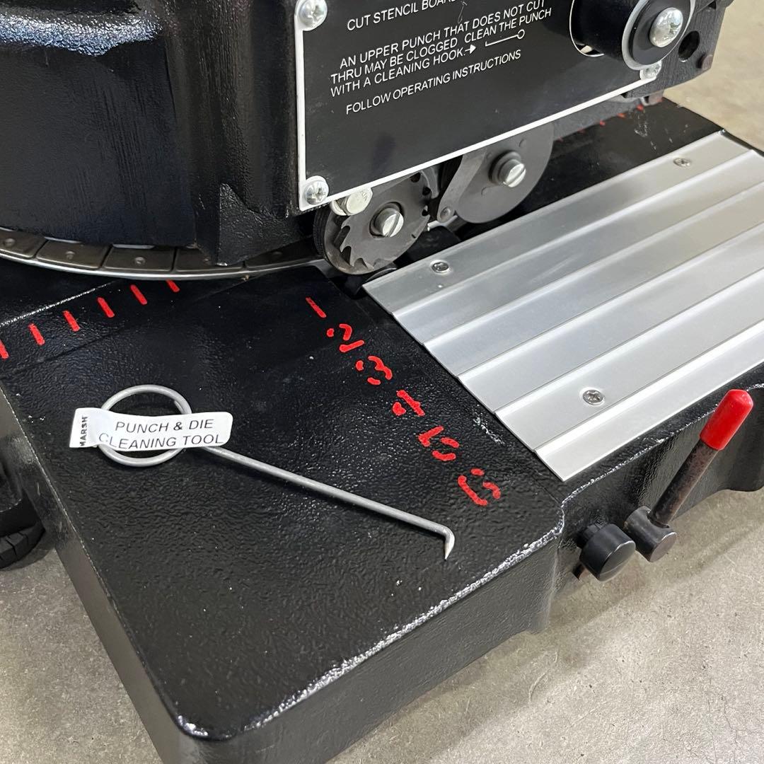 超美品】 MARSH社製 ステンシルマシン 1/2インチ 世田谷ベース - メルカリ