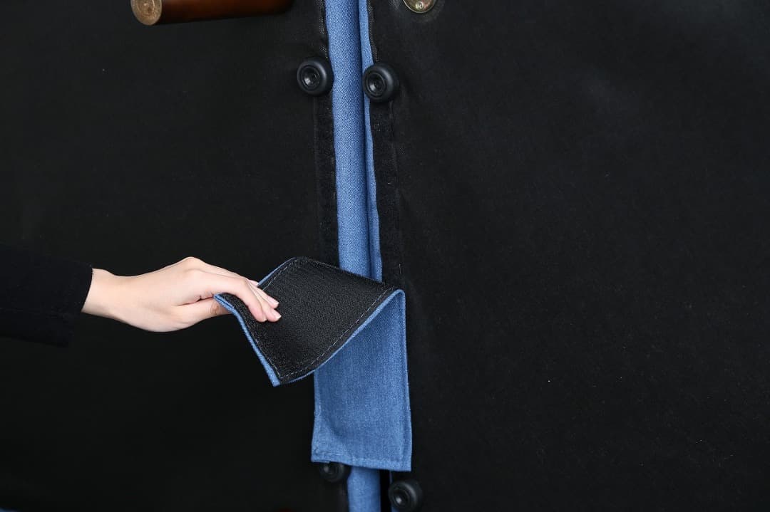 【送料無料】リクライニング式ソファベッド ソファ 3人掛け 3人用 ブルー 布