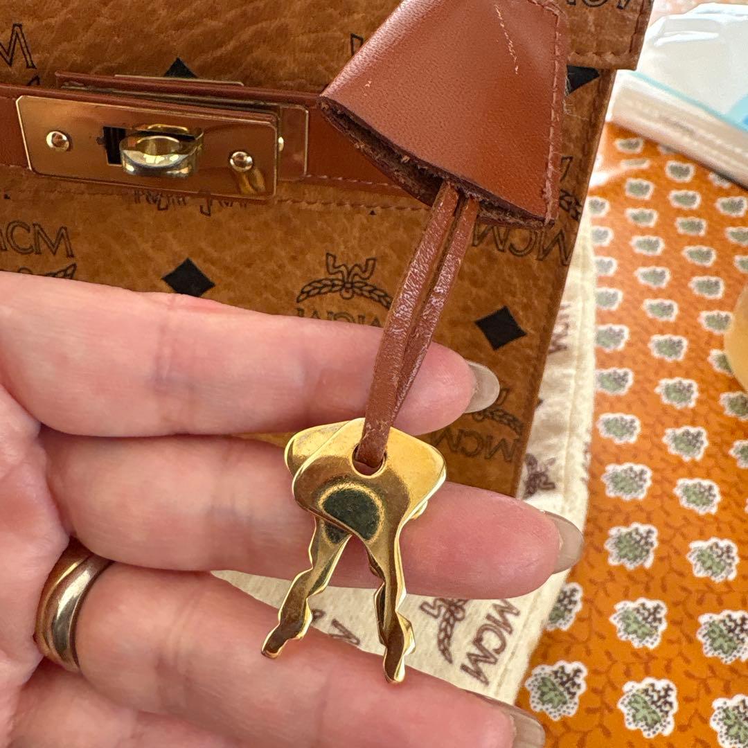 《MCM 》ビンテージ　ミニケリー　2ウェイバッグ
