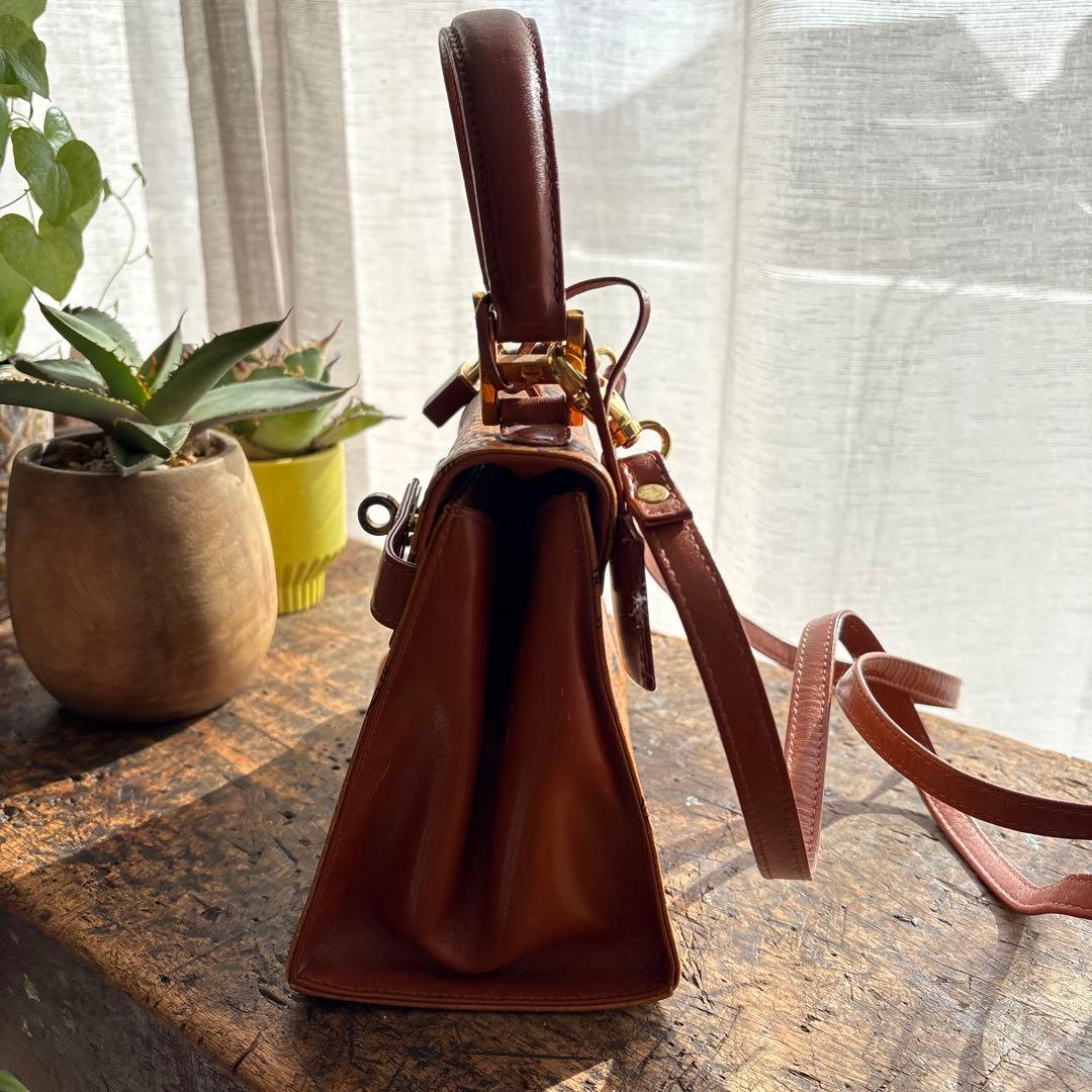 《MCM 》ビンテージ　ミニケリー　2ウェイバッグ