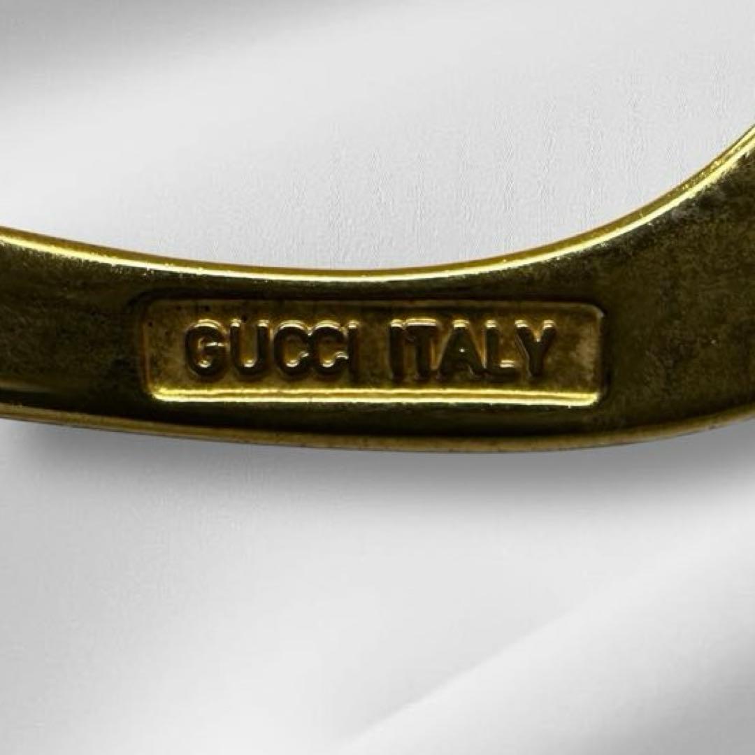 スリープ様 GUCCI オールドグッチ レザー Gバックル ベルト w3