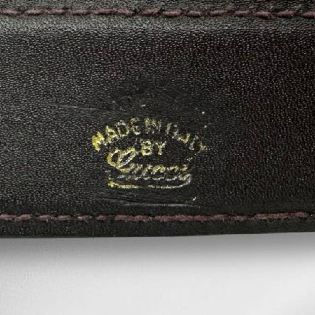 スリープ様 GUCCI オールドグッチ レザー Gバックル ベルト w3