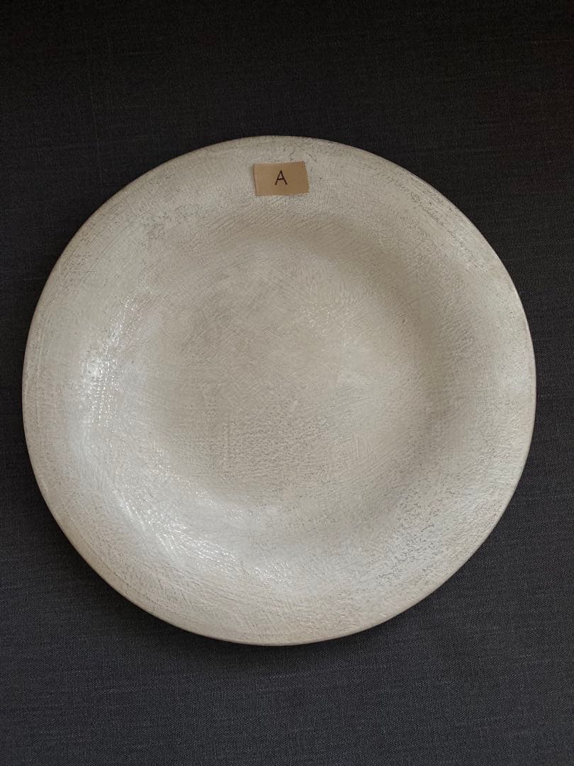 《お値下げ》田中直純さん　美品　銀彩プレート24cm×2枚